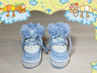 Babyfinkli-Snow-Boots-Merinowolle-Hellblau-winterweiss--0-3-Monate-00
