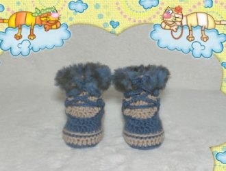 Babyfinkli-Merinowolle-Snowboots-Beige-Jeansblau-134B-k00