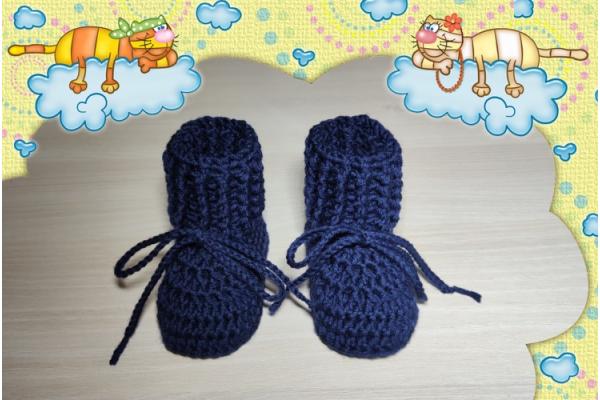 Babystiefel-Reliefbord-Merinowolle-Cool-Wool-Big-Nachtblau-Nr-630--0