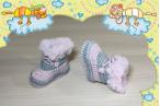 Babyfinkli-Snow-Boots-Merinowolle-Alpaka-Rosa-hellgrau--0-3-Monate-02