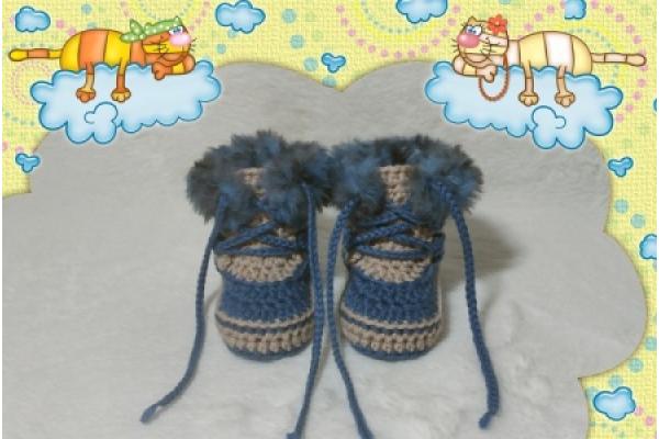 Babyfinkli-Merinowolle-Snowboots-Beige-Jeansblau-134B-k0