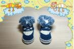 Babyfinkli-Snow-Boots-Beige-winterweiss-Dunkles-Petrol Nr-727--0-3-Monate-0
